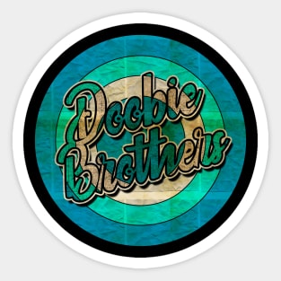 Retro Vintage Doobie Brothers Sticker